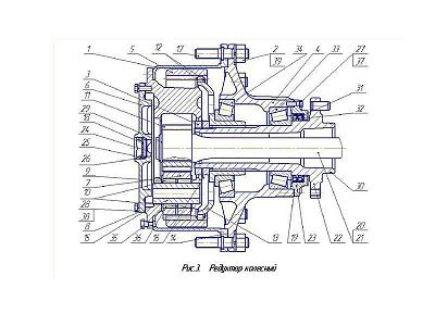 Гайка ступицы 125.89.154-1 - Gidrorul