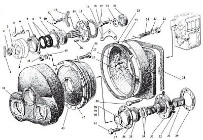 Вал-Шестерня У35.605-00.063 (Z=35) - Gidrorul