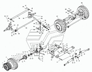 Мост передний ДЗ-180 260.06.00.00.000 - Gidrorul