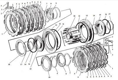 Поршень фрикциона У35.615-01.065 (У35.605М-01.020) - Gidrorul