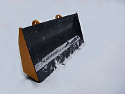 Отвал бульдозерный ДЗ-60.00.000 (стацион. монтаж, для погрузчиков фронтальных китайского пр-ва грузоподъемностью 3,5...5,5 тонн, ширина 2600 мм, армированный нож) - Gidrorul