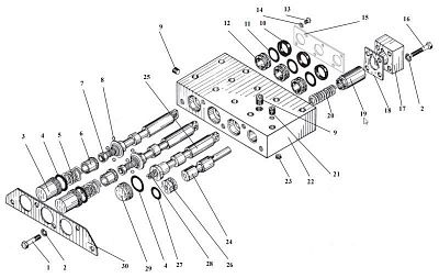 Дроссель У35.615-12.017 (У35.605М-03.003) - Gidrorul