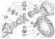 Дифф. моста 500-2403010 (У221002-03.050): Крестовина - 1шт, сателлиты - 4шт., п/осевые шестерни - 2 шт., шайбы, втулки, кольца - Gidrorul