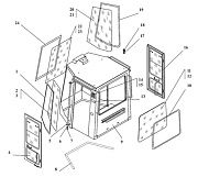 Стекло У7810.7-9.01.00.035-01 лобовое - Gidrorul