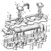 Прокладка крышки 260-1003108 (крышки головки БЦ) - Gidrorul