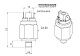 Датчик давления Euroswitch 41B20862  (NC- нормально-закрытый, М10х1 (цилиндрич.), диапазон 1-10 bar., настроен на 2,5 D bar.) - Gidrorul
