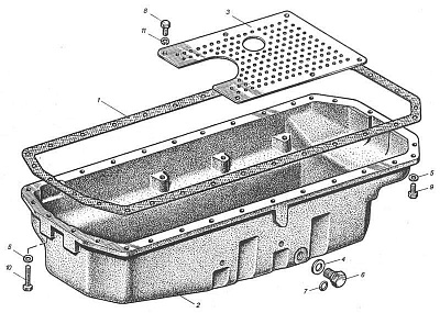 Прокладка картера (поддона) 260-1009002 - Gidrorul