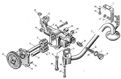 Прокладка (маслозаборника) 260-1011012 - Gidrorul